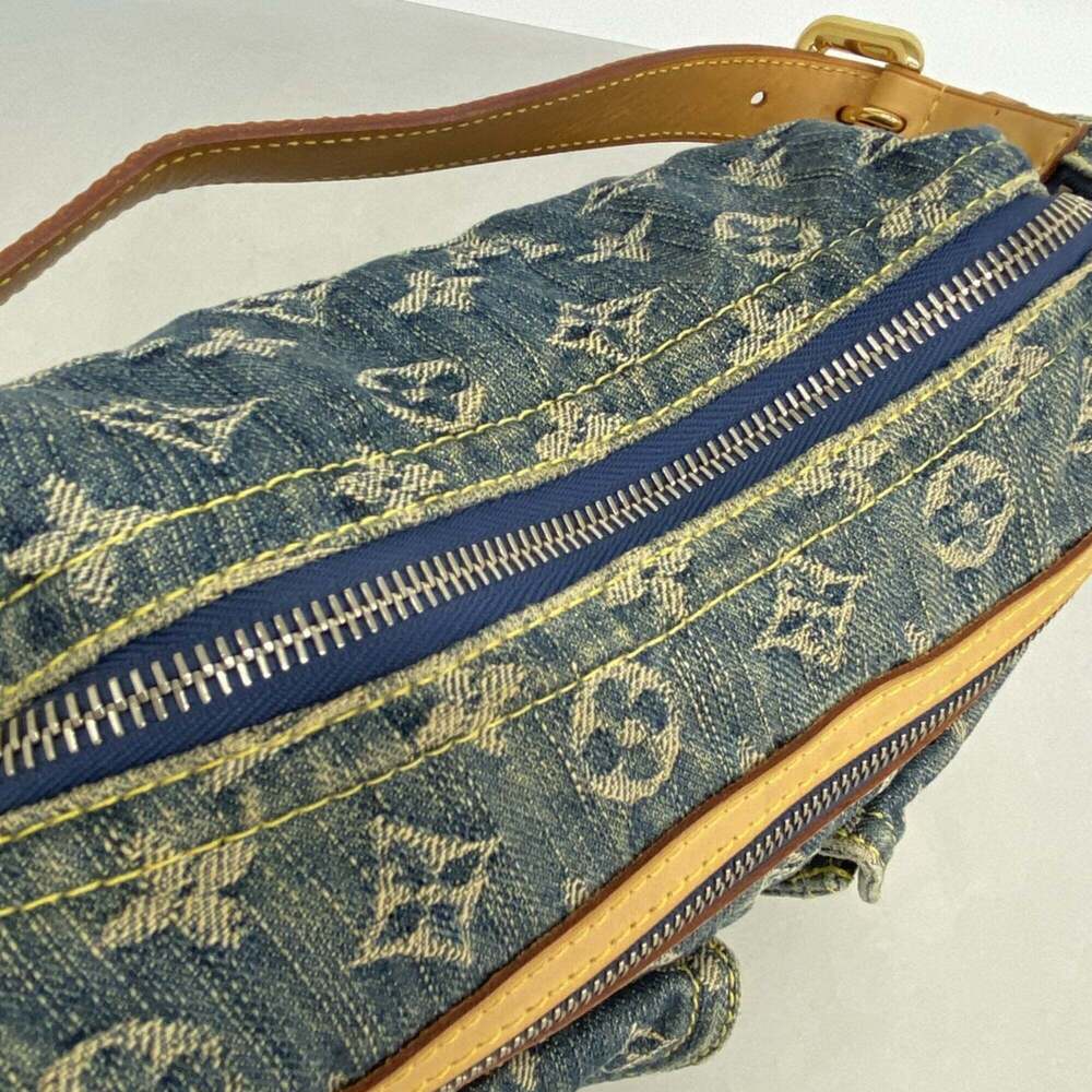 Louis Vuitton | Bags | Louis Vuitton Monogram Denim Baggy Pm Shoulder ...